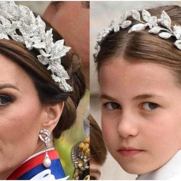По модните стапки на мама: Тајната на дијадемите што Кејт Мидлтон и принцезата Шарлот ги носеа на крунисувањето (ФОТО)