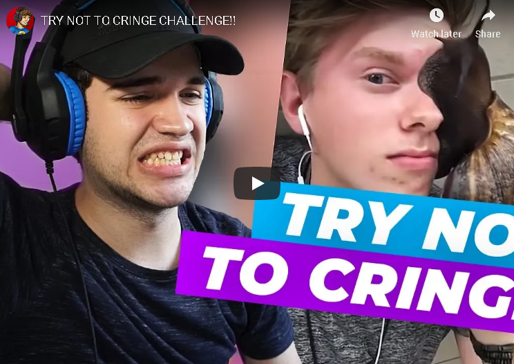 TRY NOT TO CRINGE CHALLENGE!!