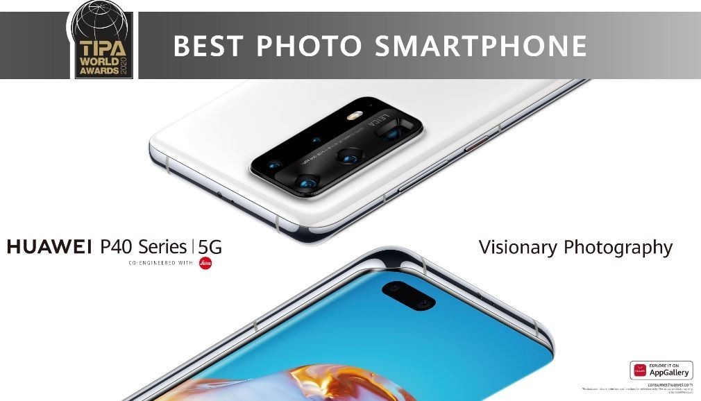 TIPA ги прогласи HUAWEI P40 сериите за Смартфони со најдобра фотографија за 2020 година