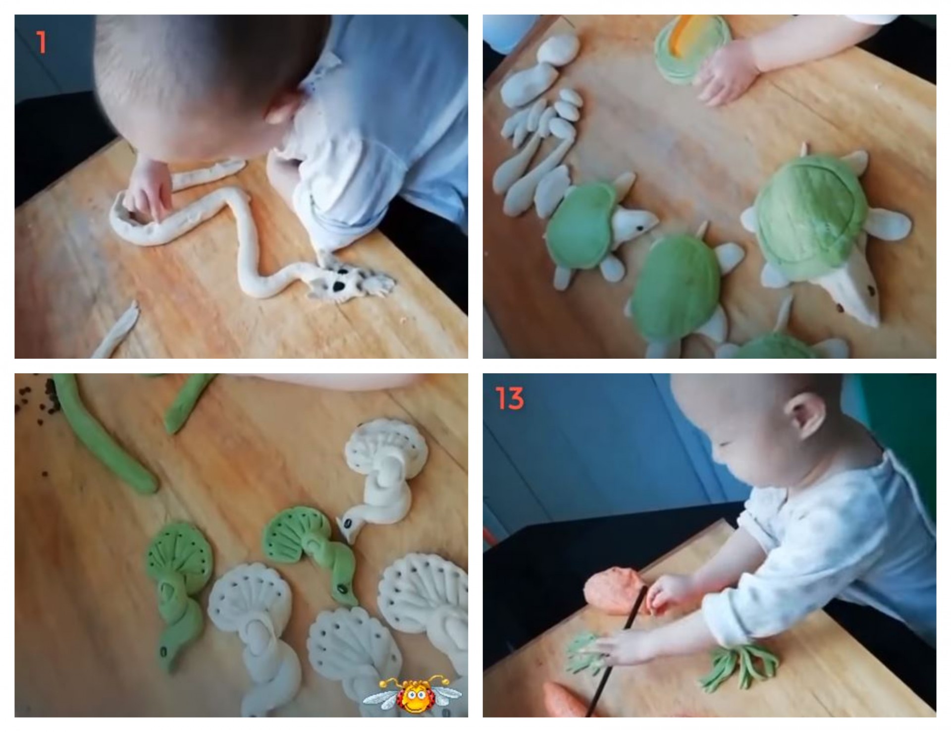 (ВИДЕО) Талентирано 3 - годишно момче прави неверојатни креации од тесто