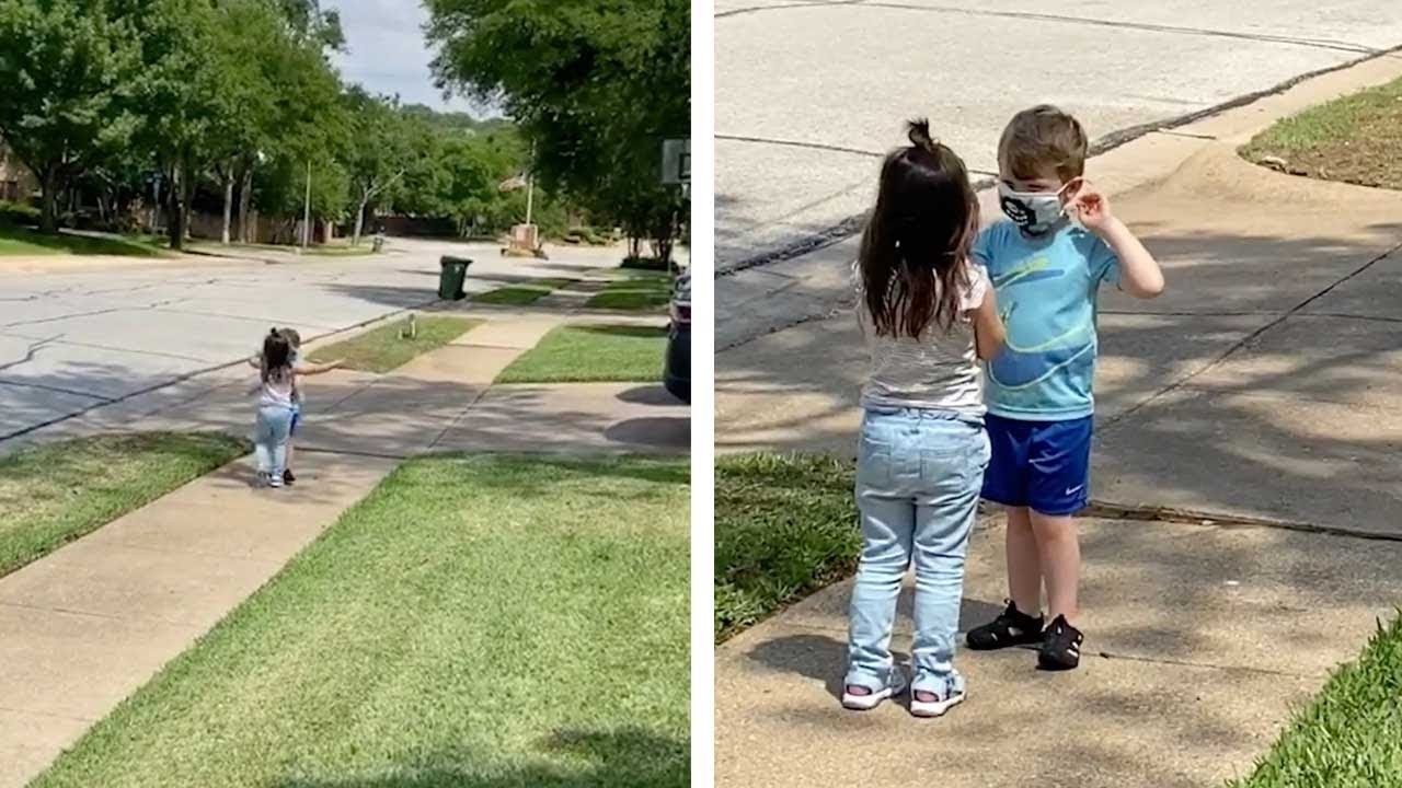 (ВИДЕО) По два месеци конечно знаедно: Емотивна средба на 3 - годишните братучеди