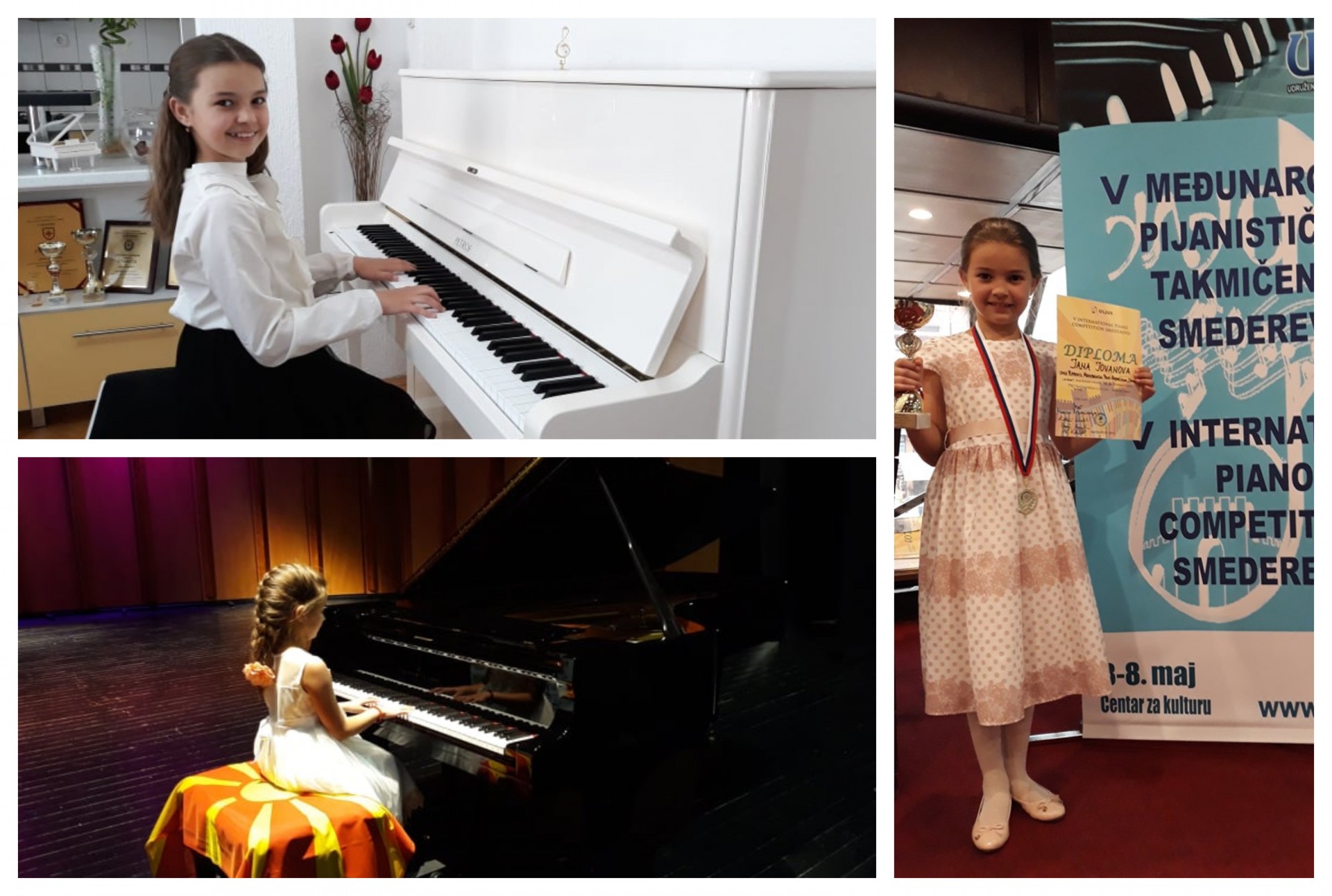 Во Србија доби ЛАУРАТ, а во Лос Анџелес се пласираше во финале: 10 – годишната пијанистка од Радовиш го освојува светот