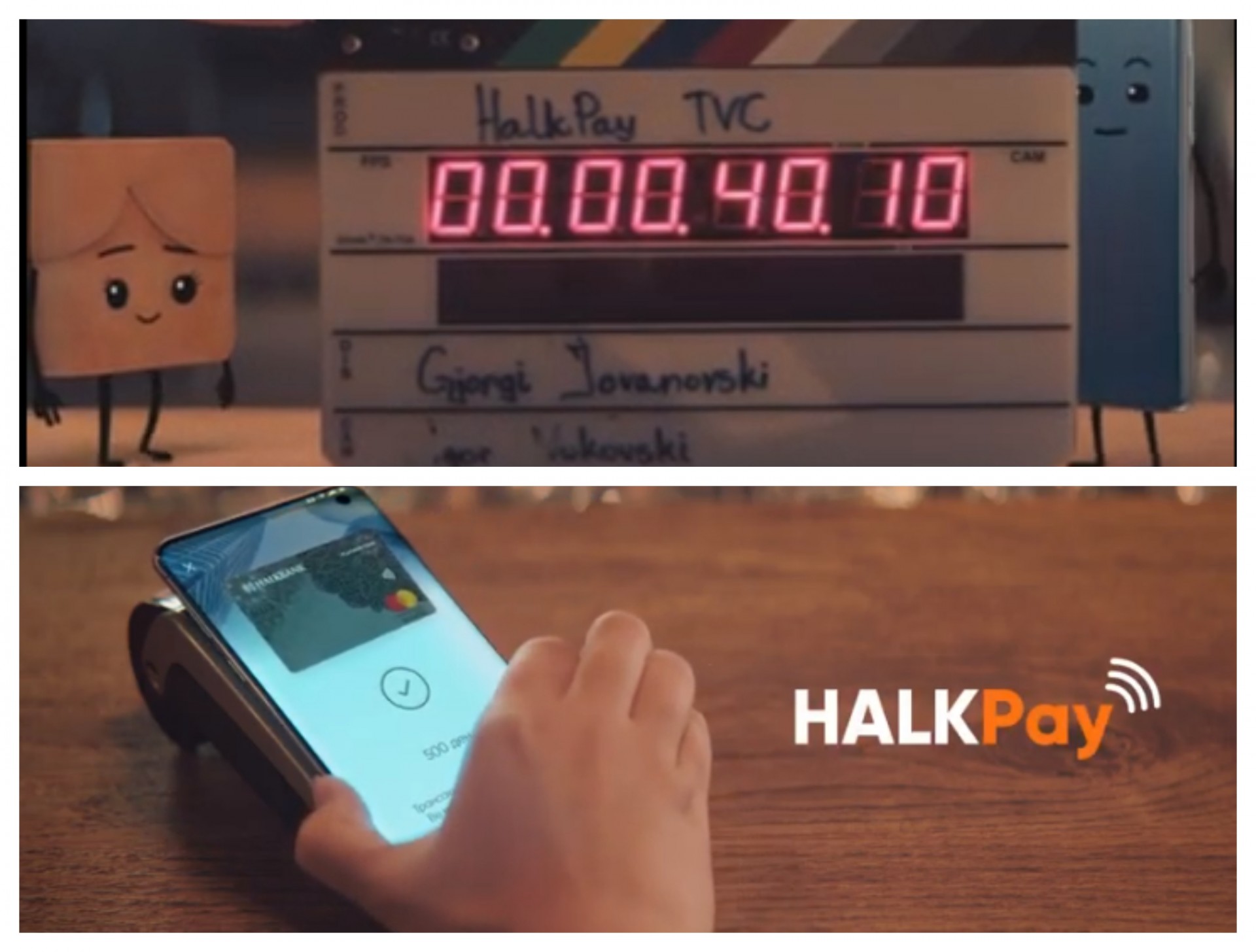 Забавни „грешки“ од снимањето на рекламата за HalkPay (ВИДЕО)