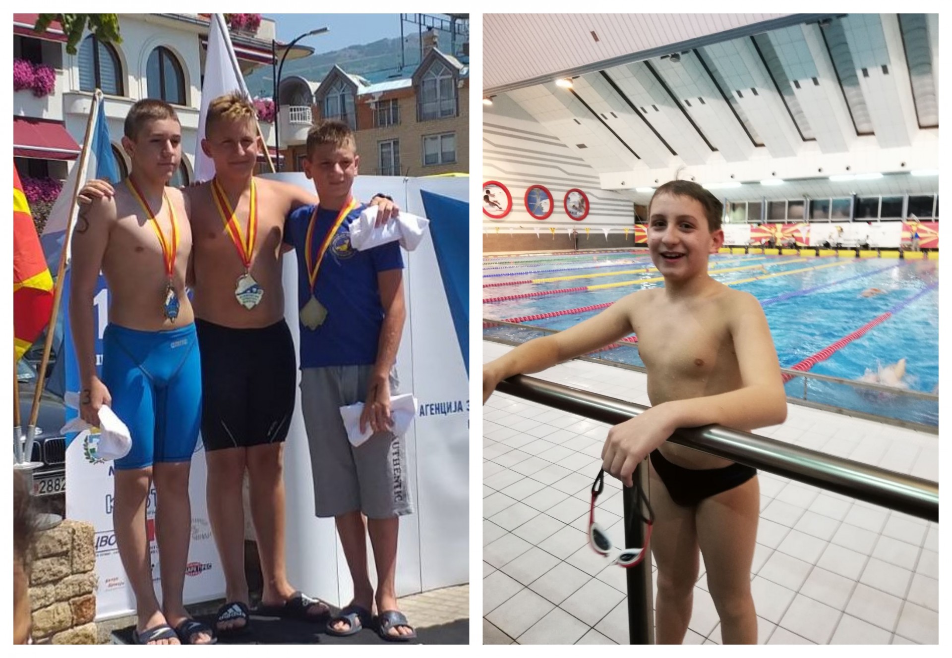 До шест години не сакал да плива, а денес освојува маратони: Интервју со 14 – годишниот Андреј Крстевски