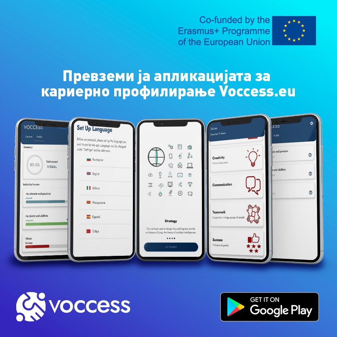 VOCCESS – новата апликација која ќе ти даде насоки во твојата кариера