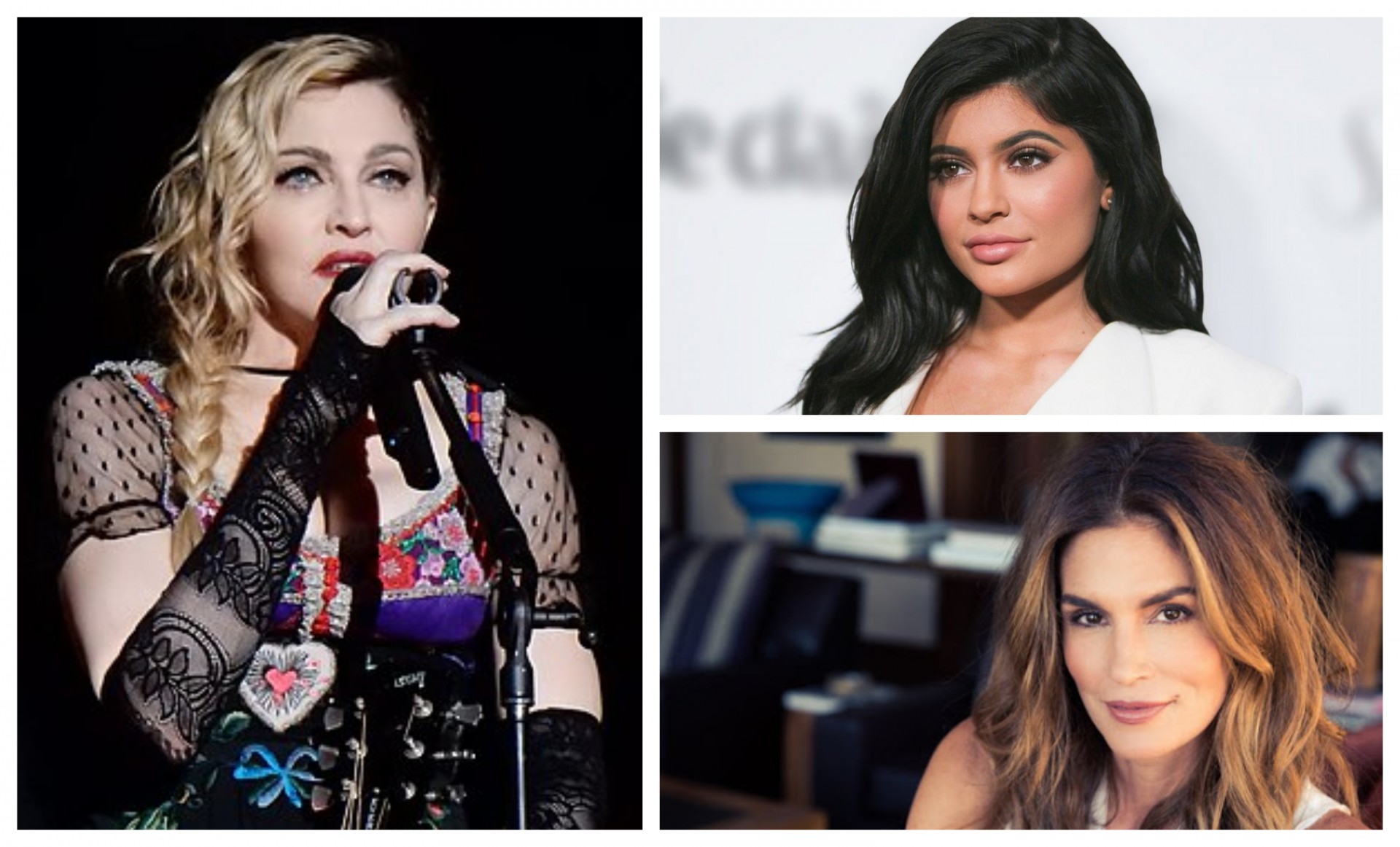 Ѕвездите без фотошоп: Од Мадона, преку Синди Крафорд до Кајли Џенер