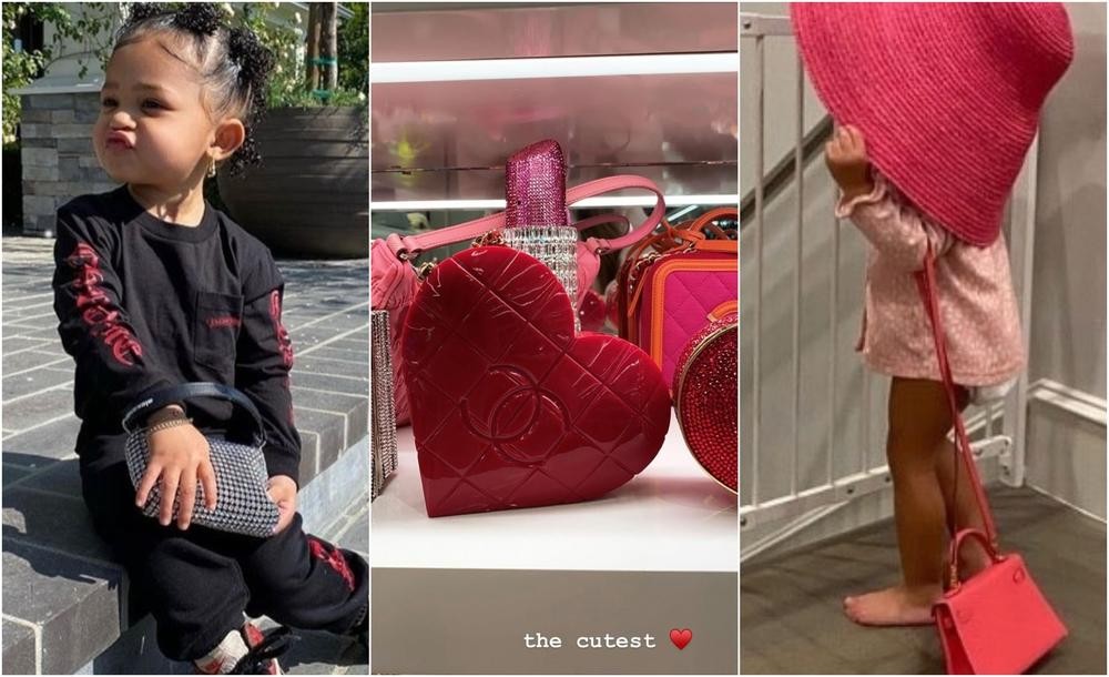 Има 2 години и сака луксуз: Ова се сите скапи чанти што ги има ќерката на Кајли Џенер