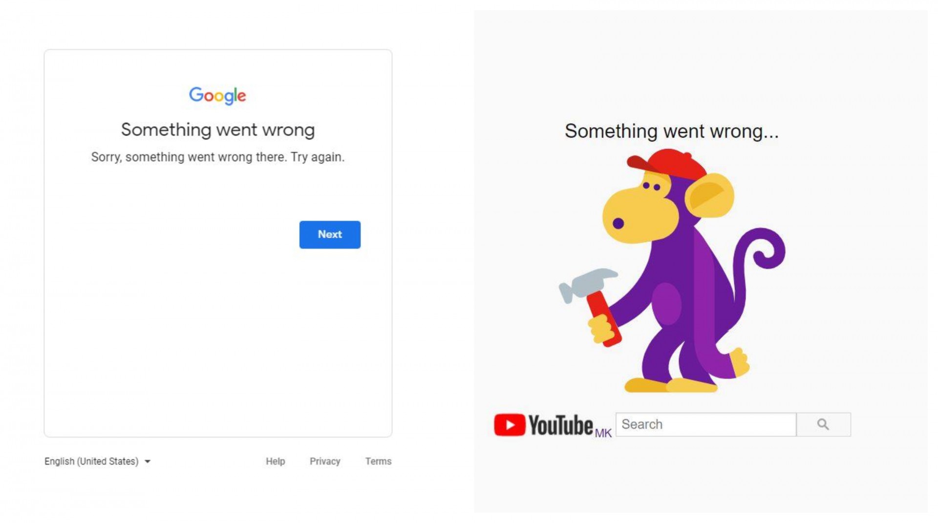 По Месинџер, сега „паднаа“ и Јутјуб и Гугл: Што се случува?