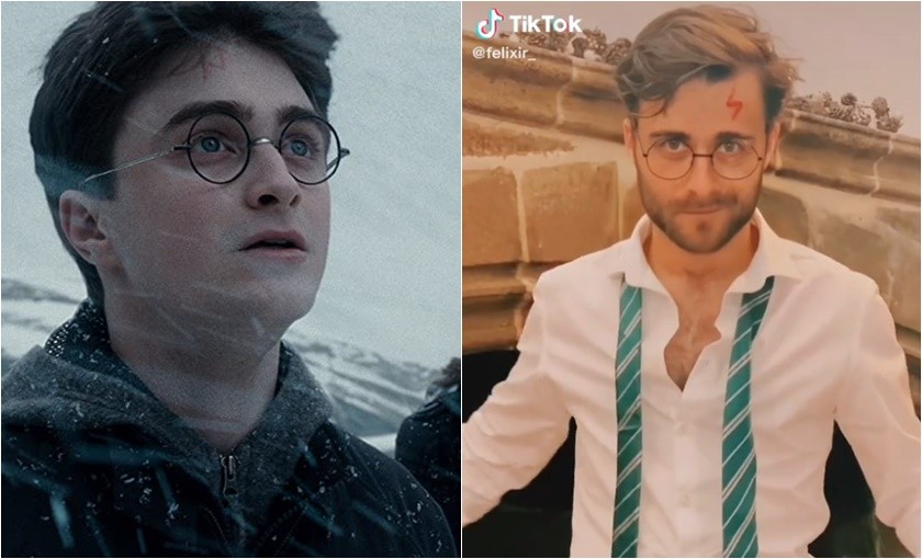 Хари Потер порасна и стана заводник: ТикТокер кој изгледа идентично како овој лик ги освојува обожавателите