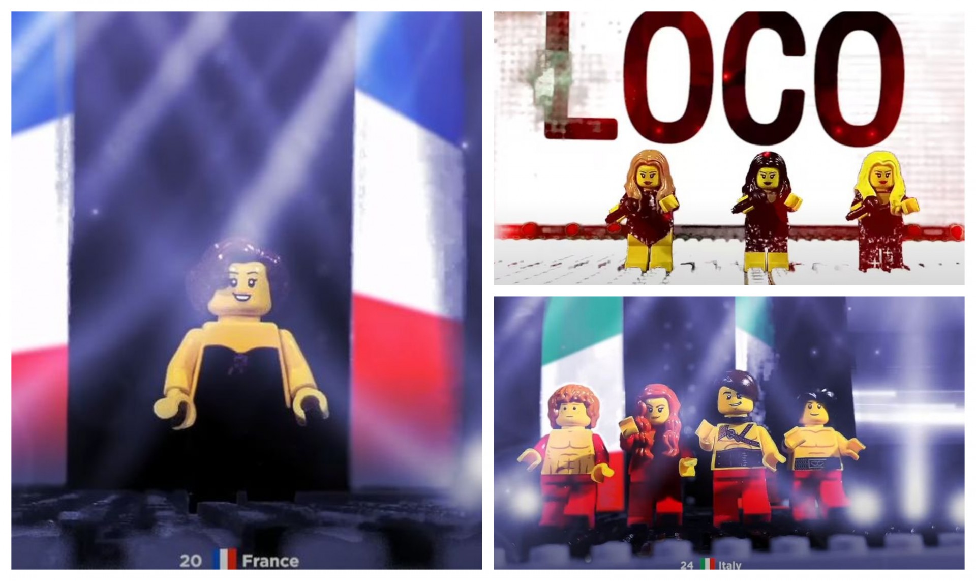 Од „Ураганките“ до „Манескин“: Погледнете како би изгледала Евровизија во лего варијанта