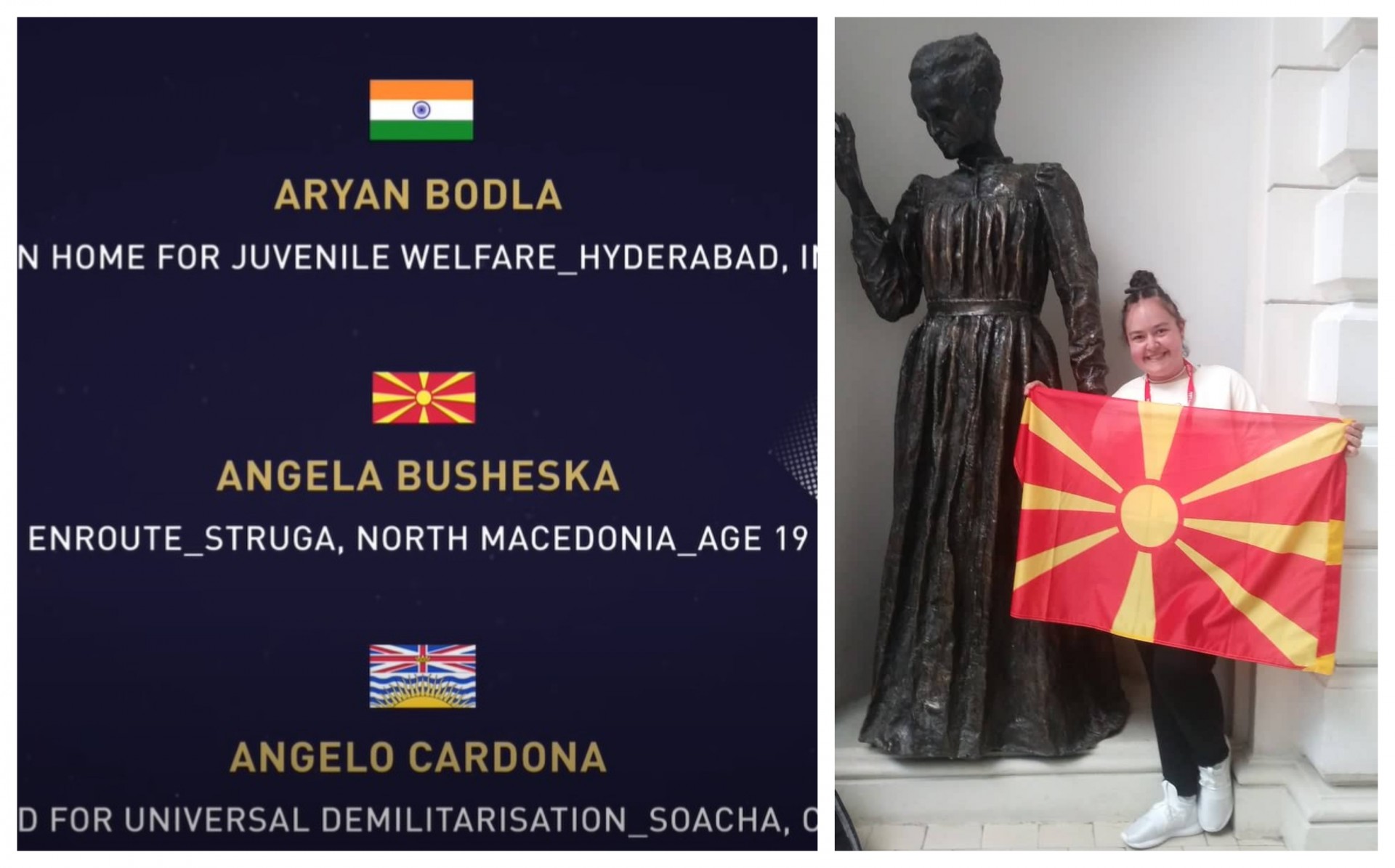 Македонката која доби награда во чест на принцезата Дајана: Искрено со 19 – годишната Ангела Бушеска