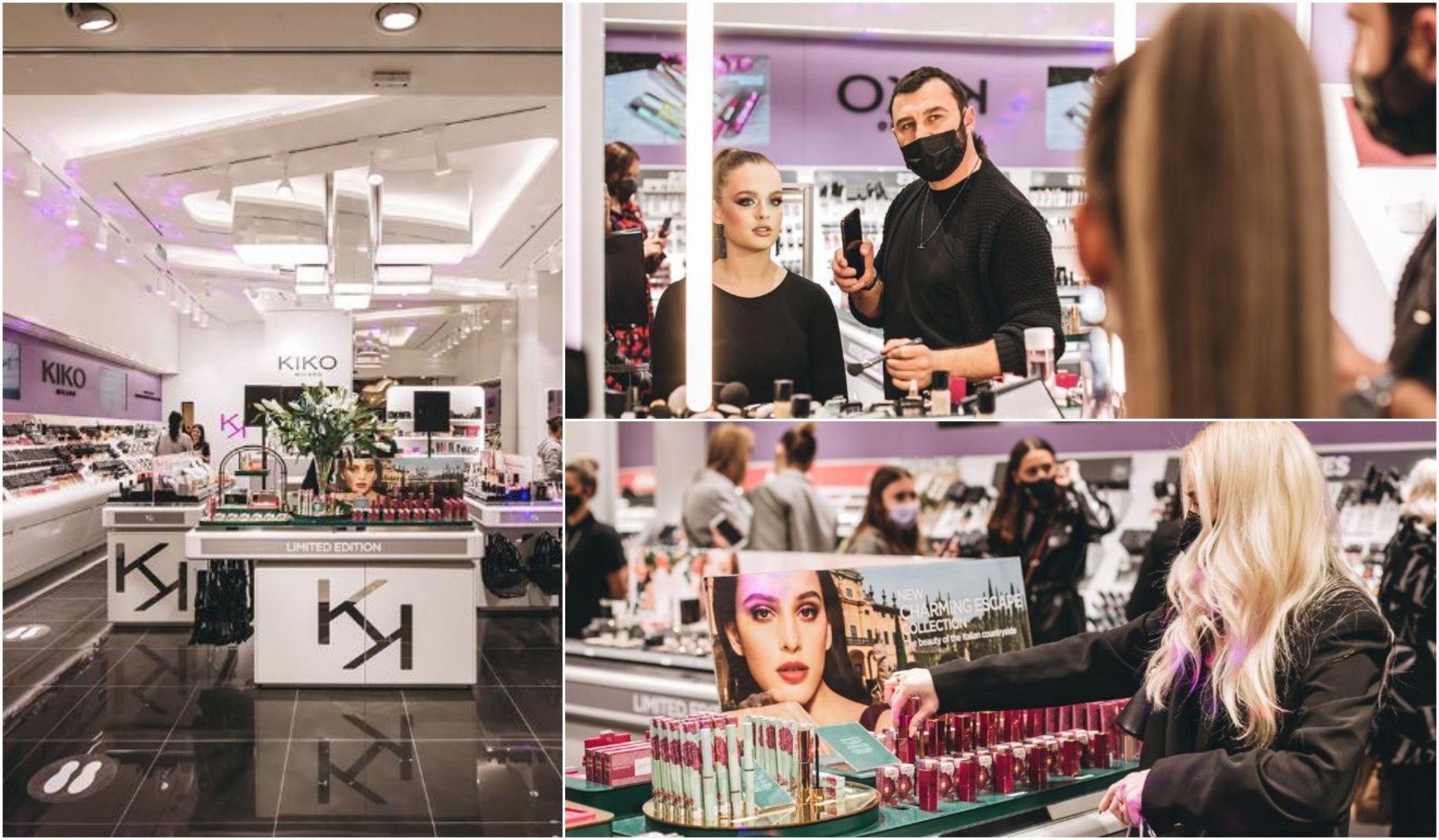 KIKO Milano на официјалното отворање во „Ист Гејт Мол“ порачаа: „Животот нека биде во боја“