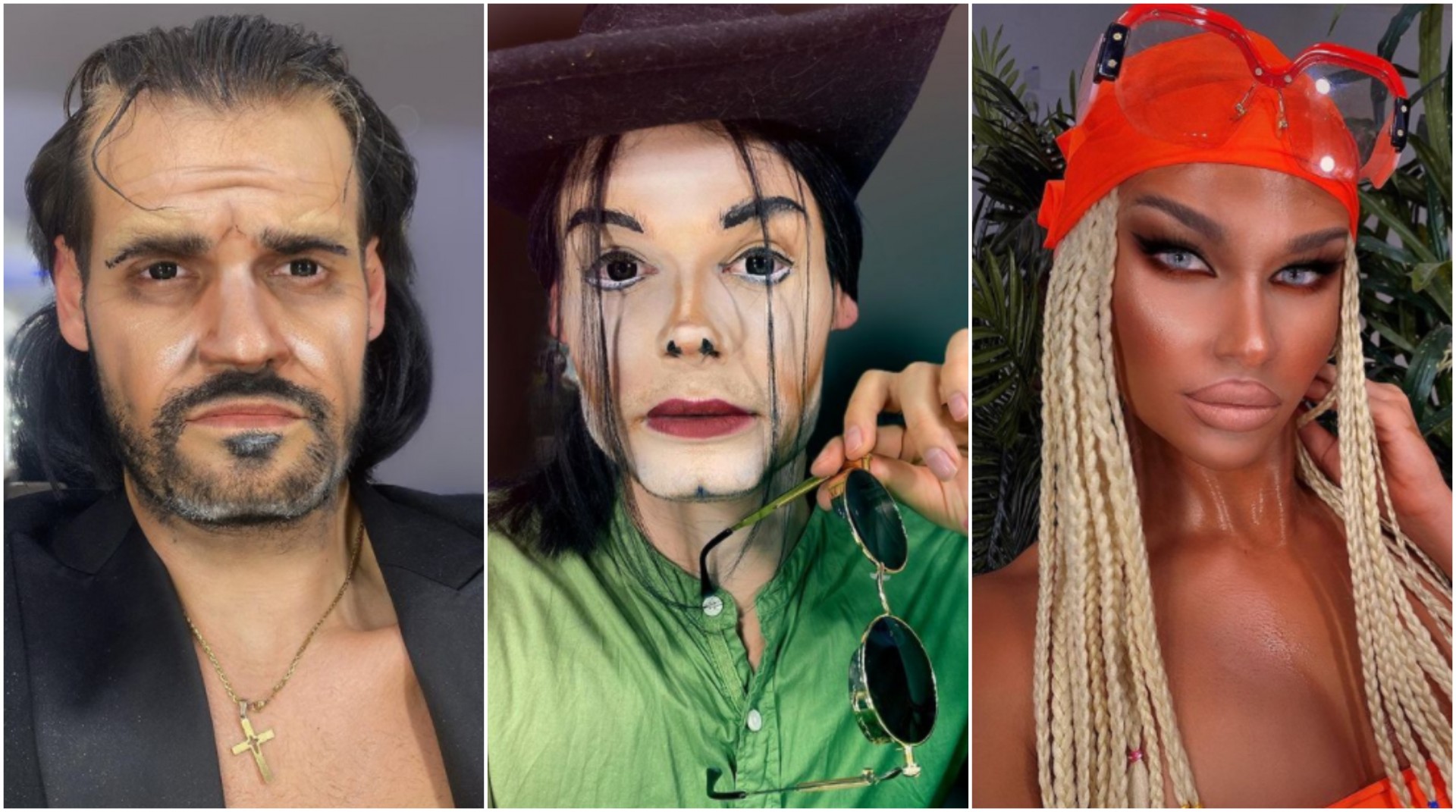 Од Џексон, преку Лукас, до Карлеуша: Најдобрите трансформации на познатиот шминкер од Белград