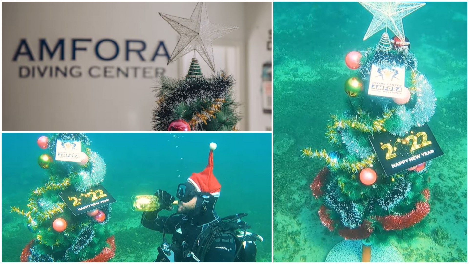 Традицијата продолжува: Новогодишна елка под вода 2022