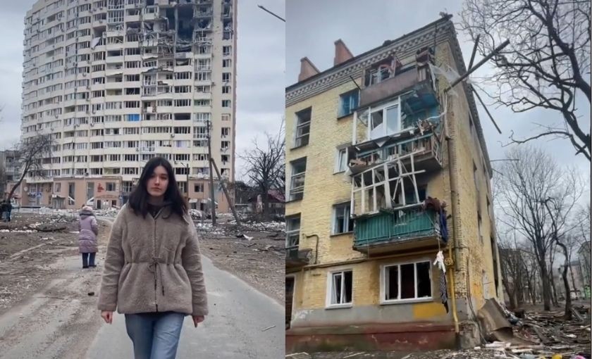 Млада девојка од Украина стана вирална: Покажува како изгледа нејзиниот живот во земјата разурната од војна