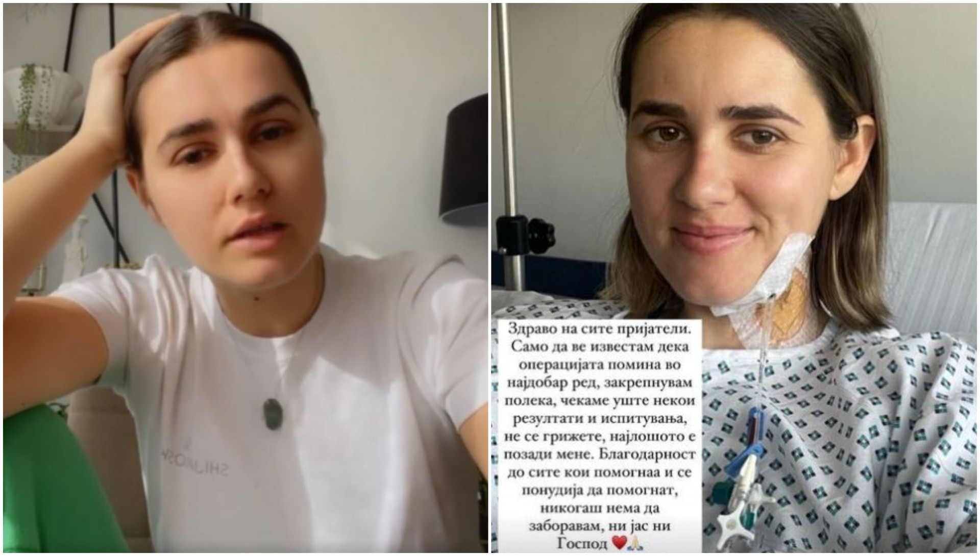 Убедена сум дека сѐ се случува со причина: Александра Шијакоска откри дека операцијата на тумор на главата поминала успешно (ФОТО)