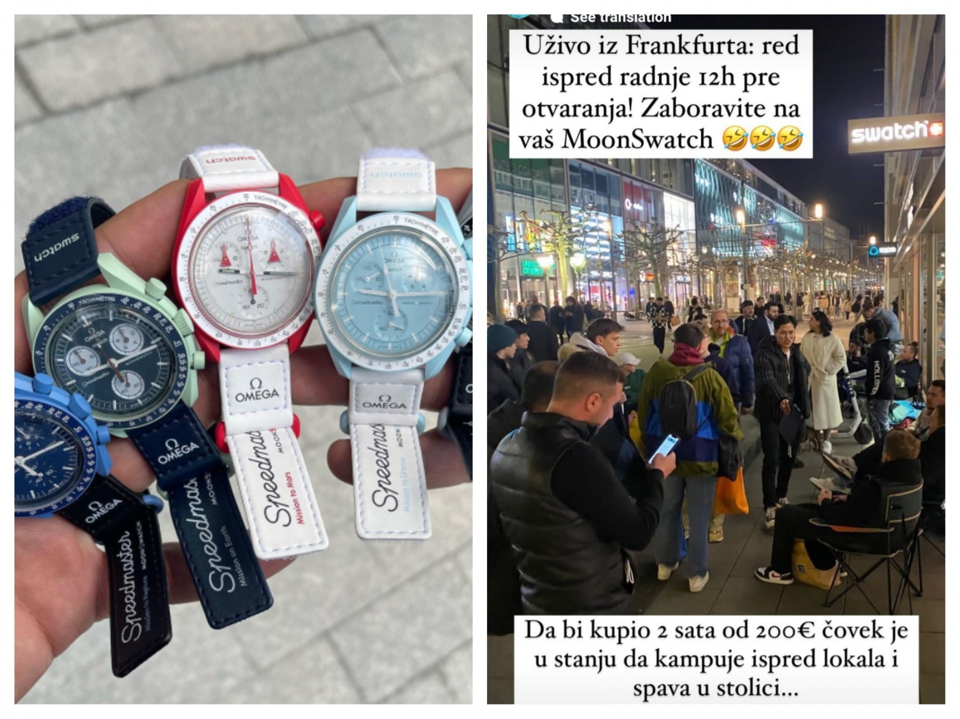 Стампедо во Тајван, редици во сите светски метрополи: Новите часовници Swatch-Omega ги надминаа сите очекувања (ВИДЕО)