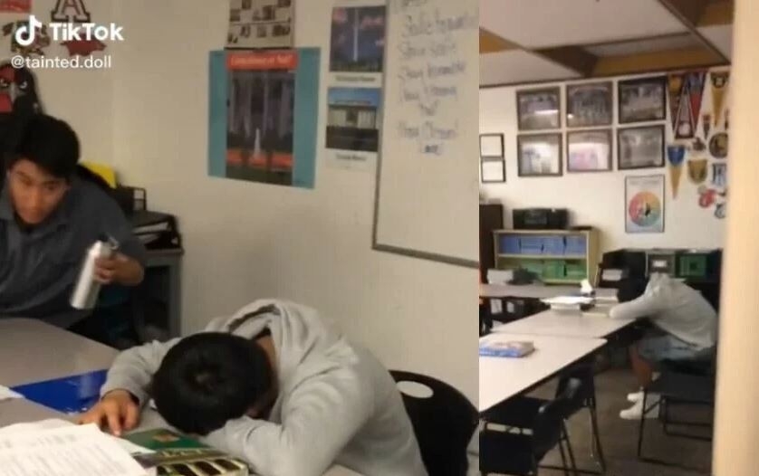 Професор му направил пренк на ученик кој заспал на час: По ова никогаш нема да спие за време на наставата (ВИДЕО)