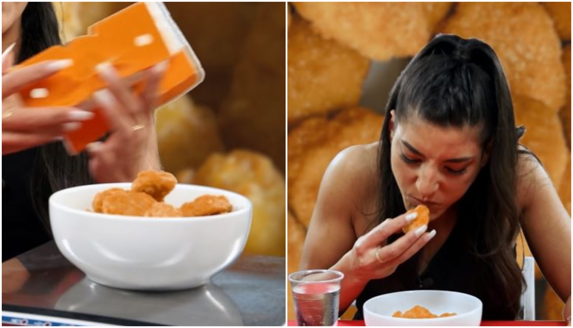 Нов Гинисов рекорд: Запознајте ја девојката која изеде најмногу пилешки нагети за една минута (ВИДЕО)