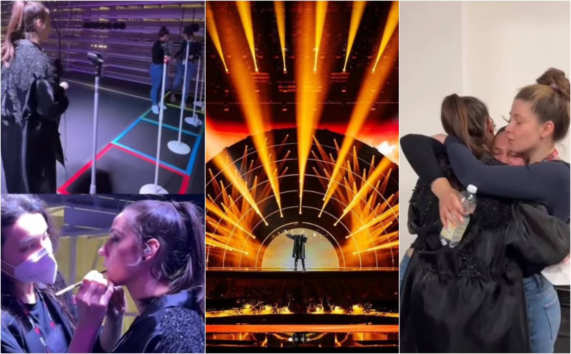 Видео од првата проба за Евровизија: Андреа покажа дел од подготовките за сцена и како ќе изгледа