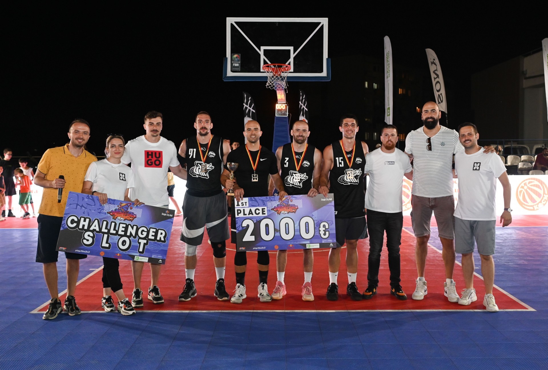 Tридневен спортски спектакл на FIBA 3х3 баскет турнирот во најатрактивната арена на отворено тоа е Скопје Сити Мол