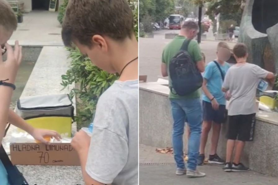 Немаат ни 10 години, а веќе ги засукаа ракавите: Три момчиња во центарот на Белград продаваат лимонада, а еве зошто сите треба да ја купат (ВИДЕО)
