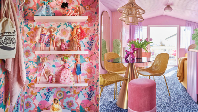 Розева боја насекаде, животински дезени и кич: Сега може да престојувате во Барби куќа (ФОТО)