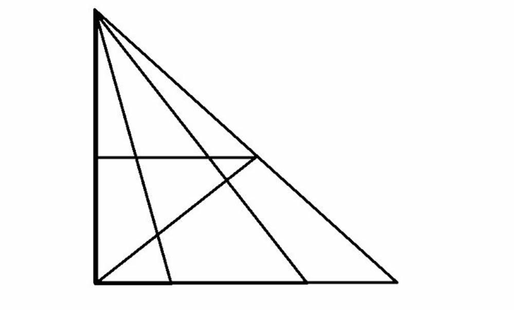 Доколку можете да најдете повеќе до 18 триаголници - имате натпросечна интелигенција