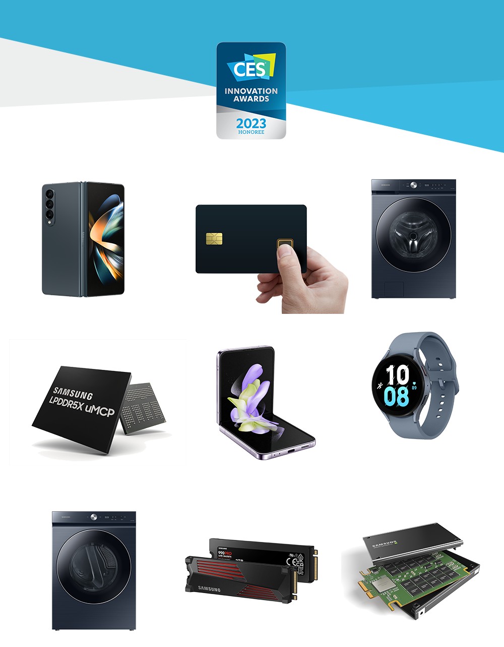 Samsung е добитник на 46 Награди за иновации на CES 2023
