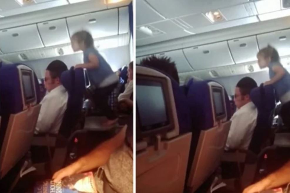 Однесувањето на ова девојче во авион потполно ги разбесни луѓето: Тврдат дека родителите се виновни (ВИДЕО)