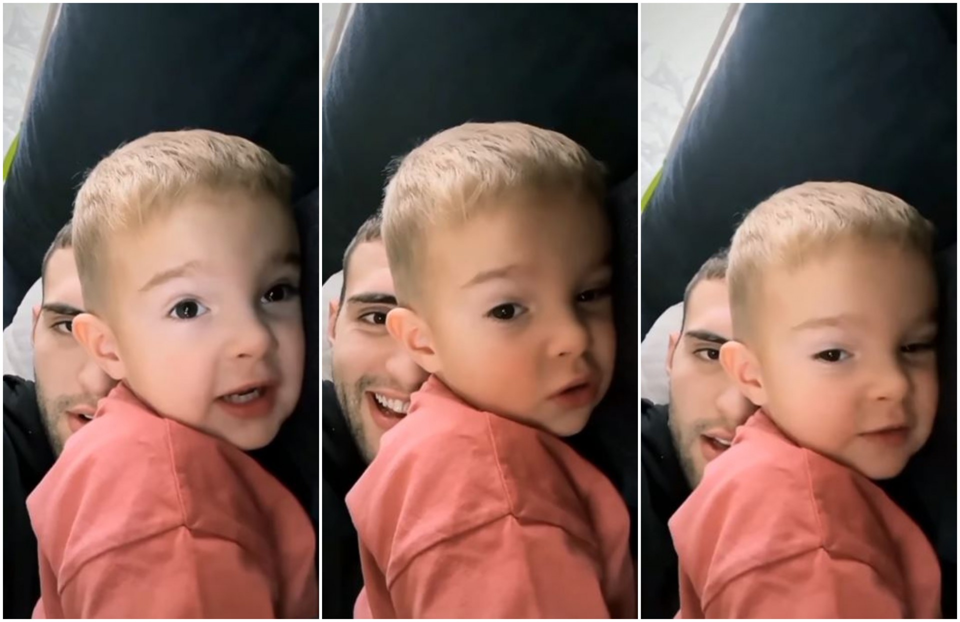 Вељко го учи Жељко да пее: Видеото од таткото и синот ги разнежни корисниците на Инстаграм (ВИДЕО)