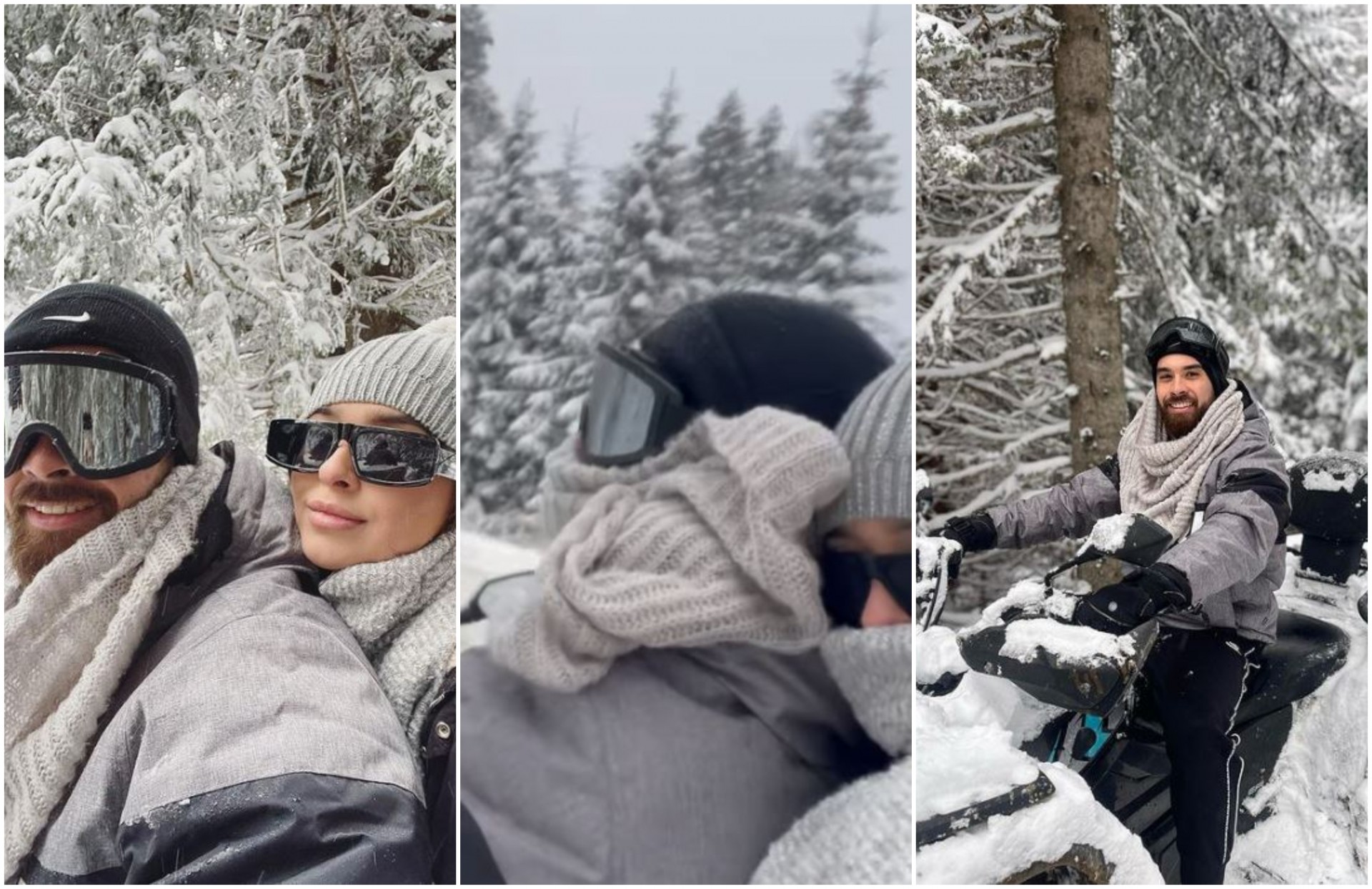 Детето во мене го живее сонот: Јутјуберот Лазаров со вереницата ужива во снежната идила на Копаоник (ФОТО)