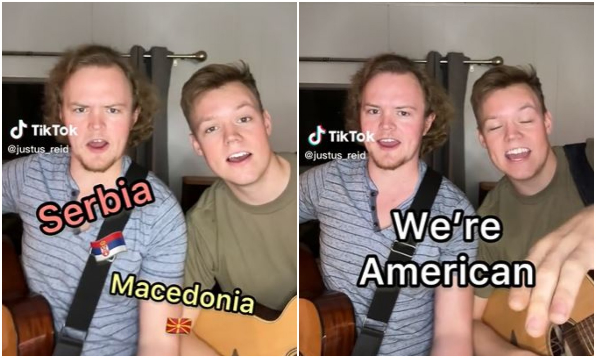 Американецот кој го обожува Балканот со својот брат го испеа најпознатиот македонско-српски дует: Кој се снајде подобро? (ВИДЕО)