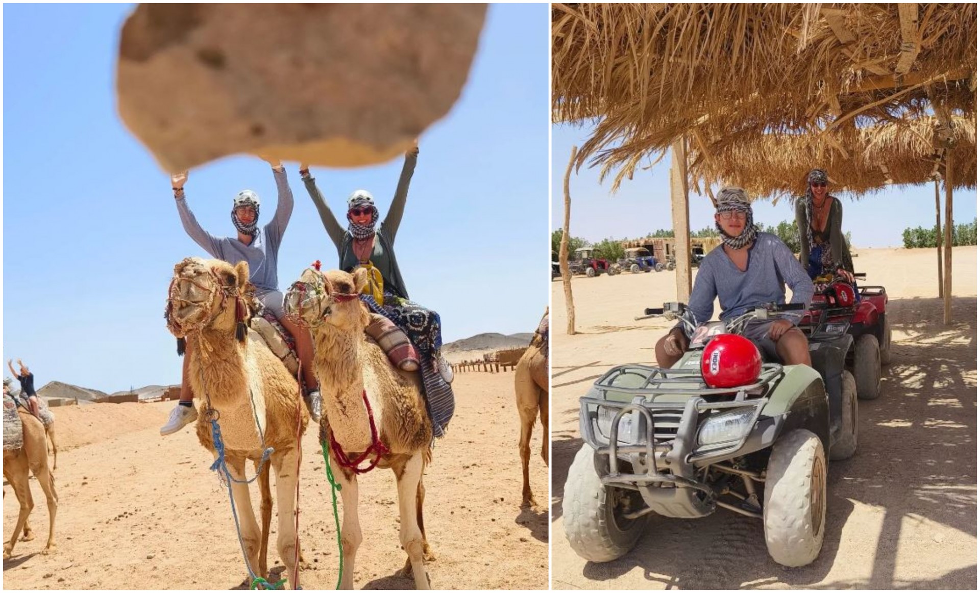 Јаваа камила и возеа четирицикли во пустина: Тијана Дапчевиќ со синот Вук во адреналинска авантура (ФОТО)