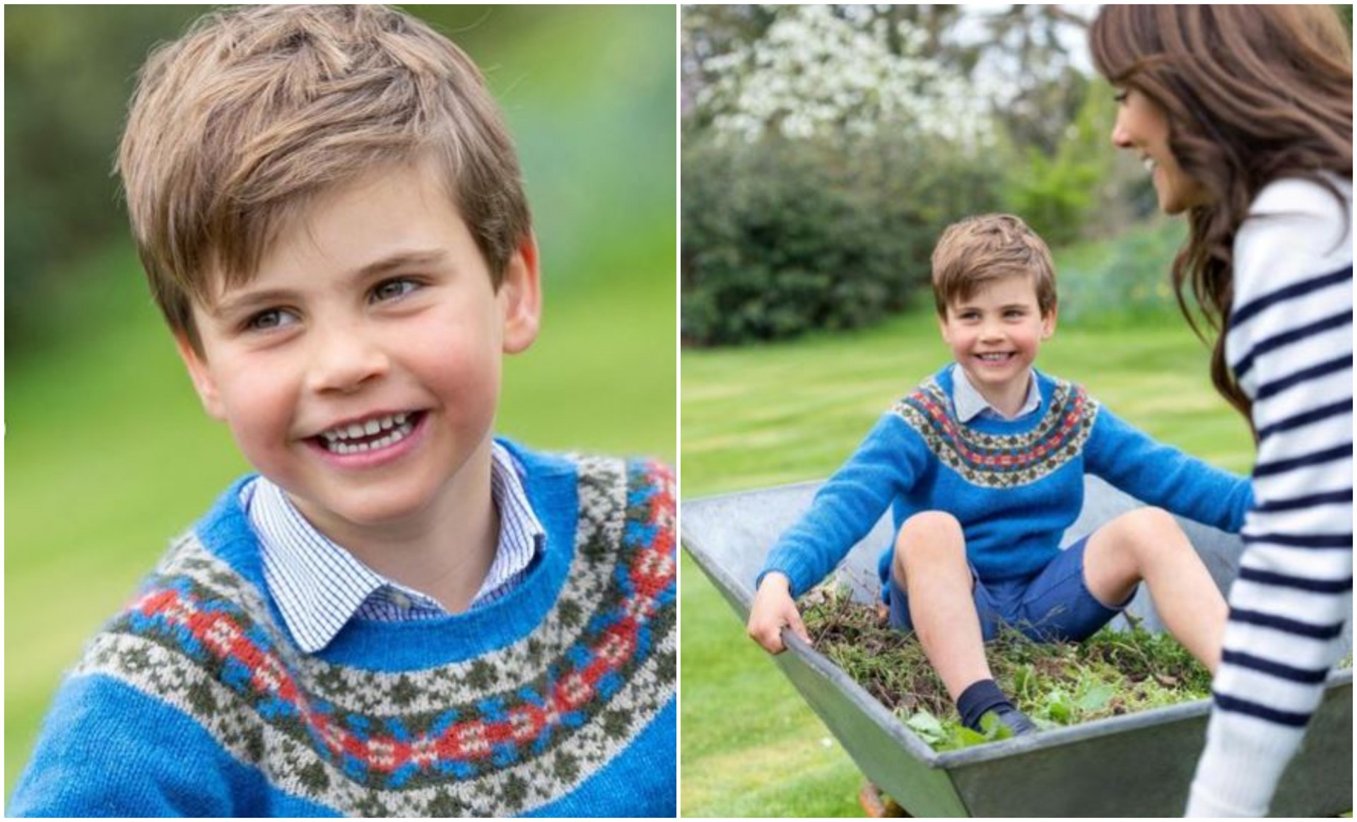 Принцот Луис го прослави 5-от роденден: Фотографијата од момчето и неговата мајка, Кејт Мидлтон го заобиколи светот (ФОТО)