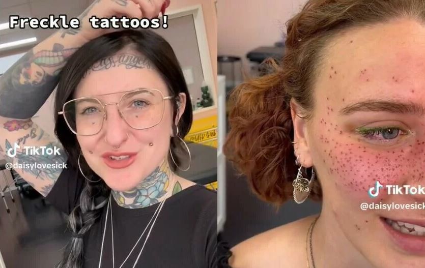Девојка си истетовирала пеги: Луѓето велат дека не била добра идеја за неа (ВИДЕО)