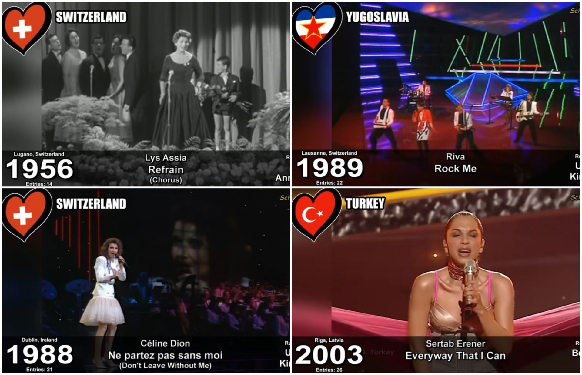 Музички времеплов: Минатата година тоа беше Украина, а еве кои земји беа победници на Евровизија низ годините