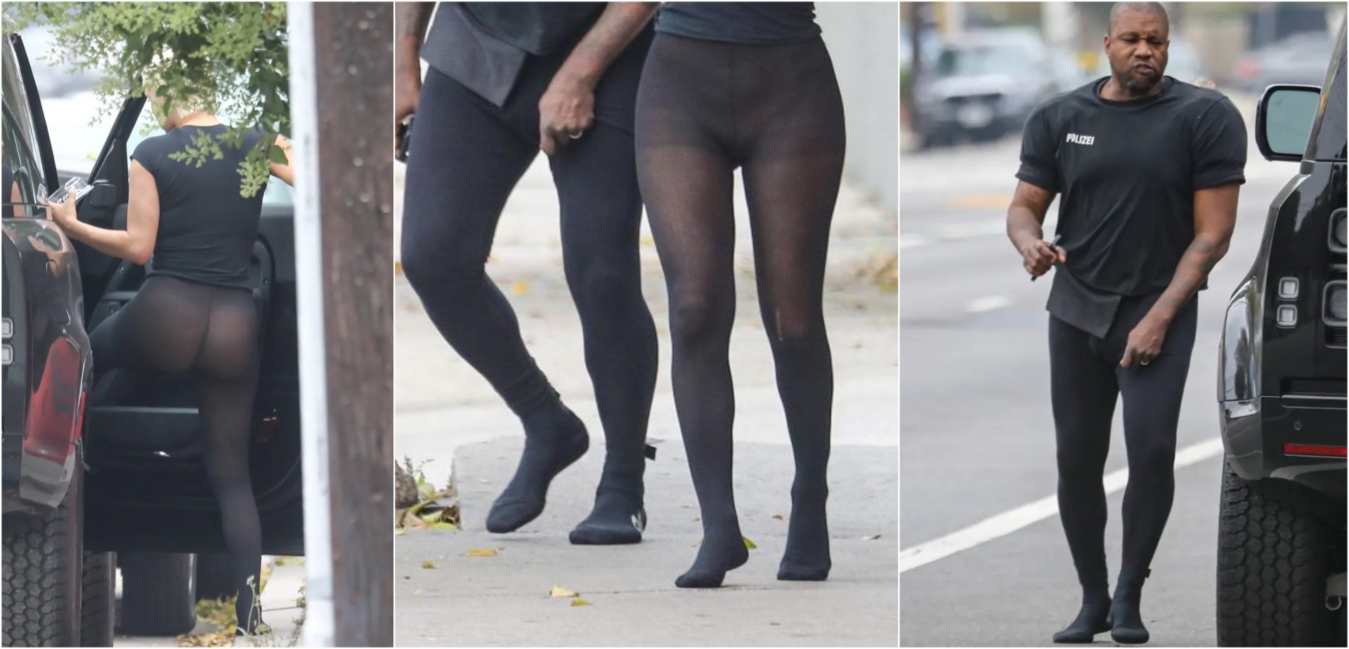 Без долна облека, чевли и со искинати хулахопки шетаа низ улиците на Лос Анџелес : Што се случува со Канје Вест и сопругата Бјанка?