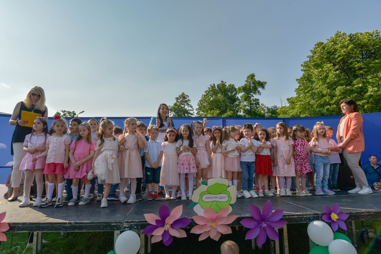 Бимилк и ЈОУДГ „Мајски Цвет“ Битола со забава и дружење по повод свеченото отворање на детската креативна патека во Битола