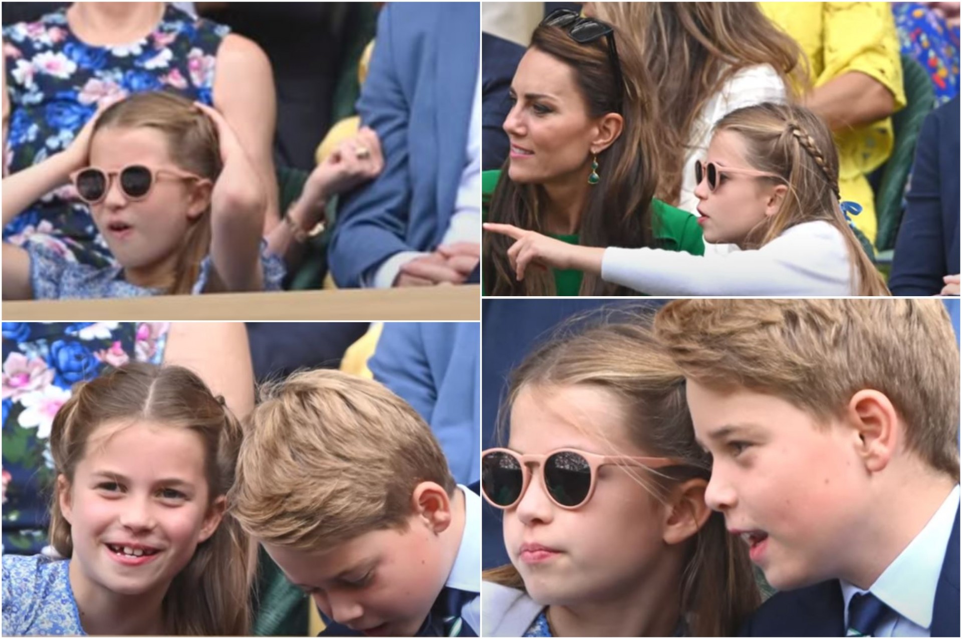Принцезата Шарлот се појави за прв пат на Вимблдон и ги воодушеви сите: Реакциите на малата принцеза беа преслатки