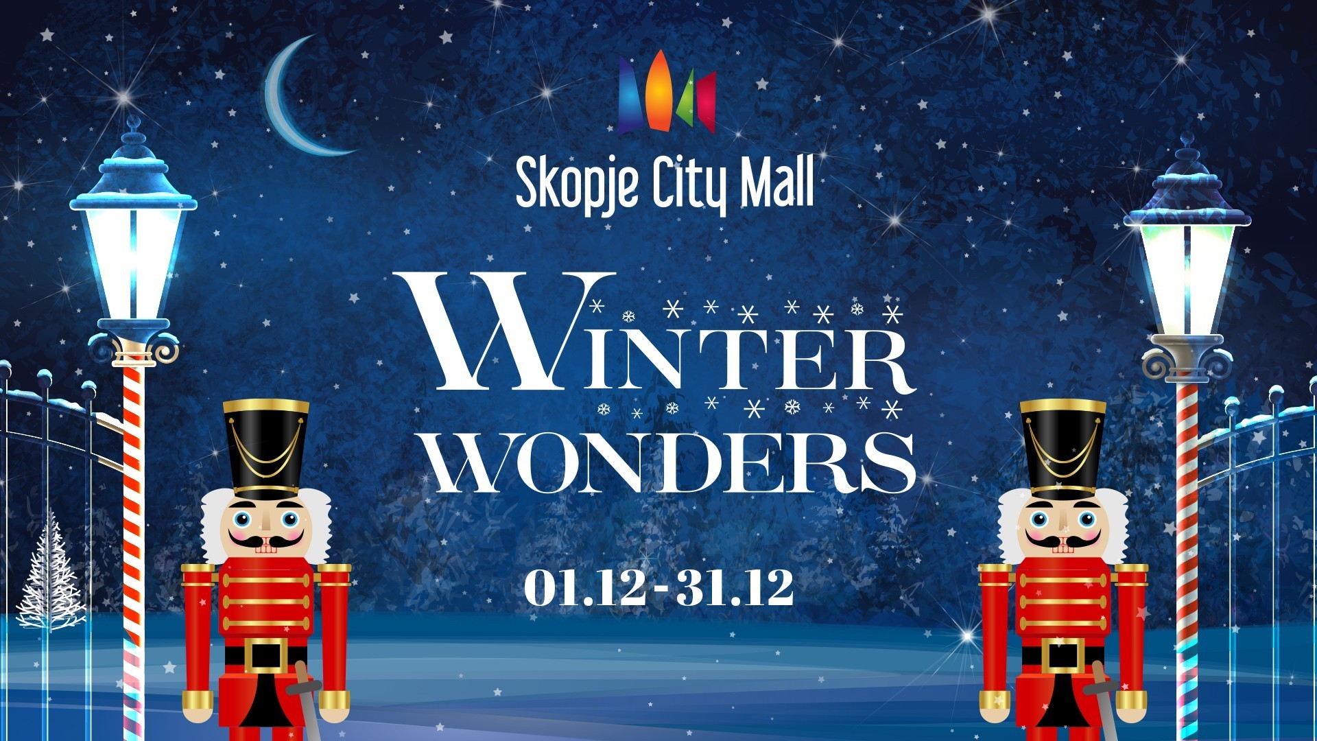 Во петок традиционално осветлување на Новогодишната елка во Скопје Сити Мол!