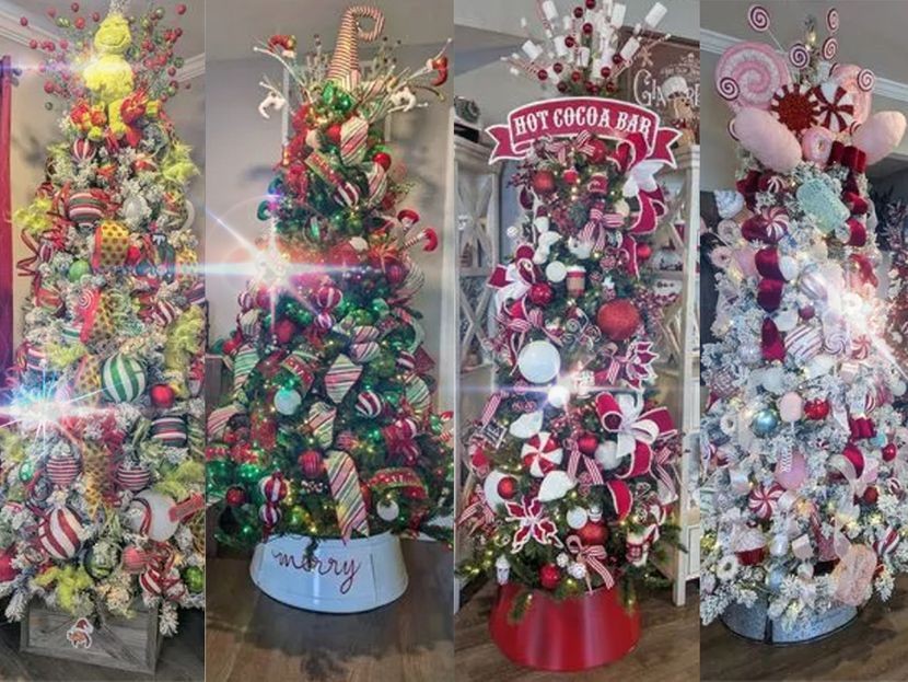 Оваа жена има 26 новогодишни елки во својата куќа: Потребни ѝ се три месеци за да ги нареди украсите по нејзин вкус