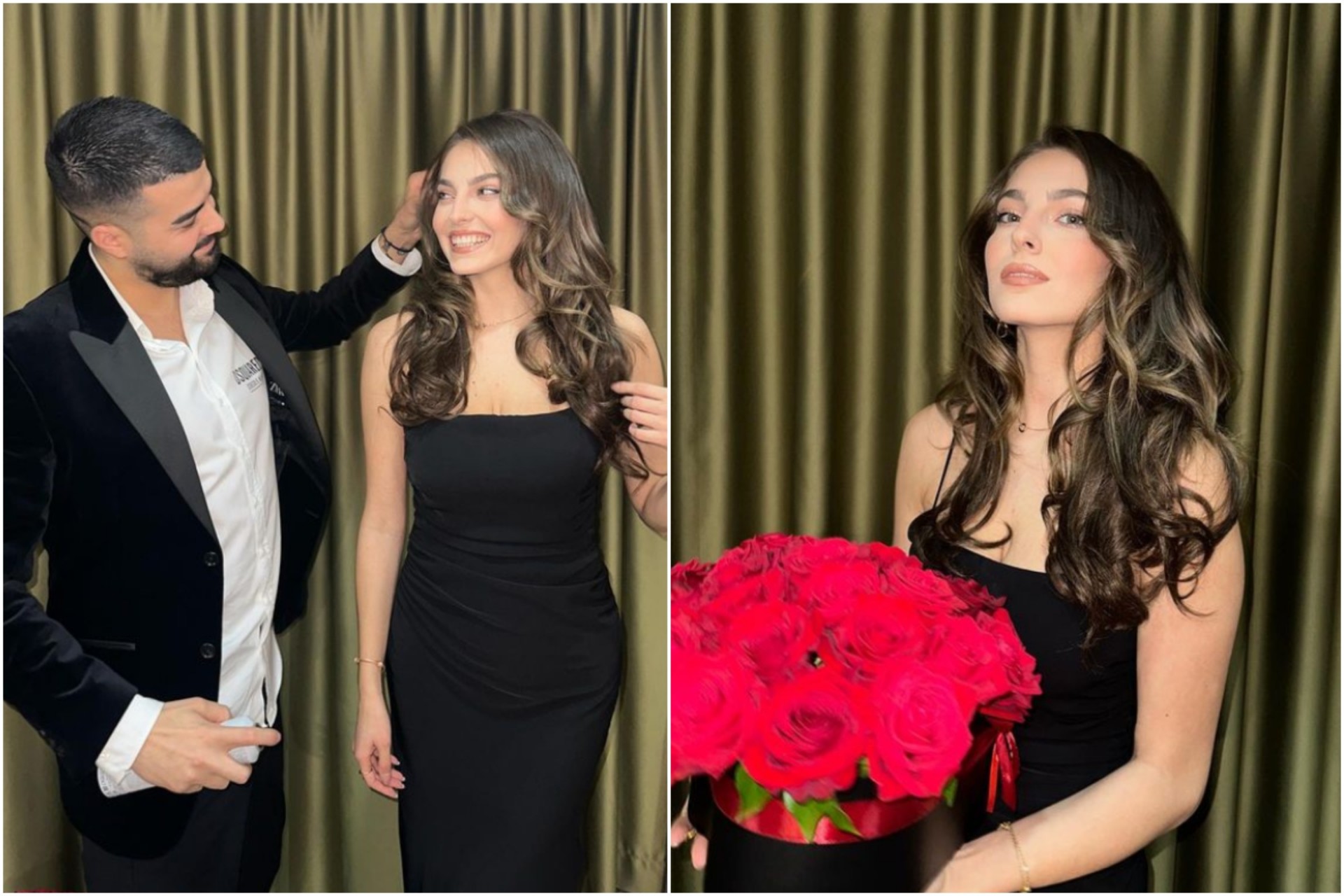 Џејла Рамовиќ „падна“ во раце на нашиот стилист Марјан Петров: И букет црвени рози за пејачката