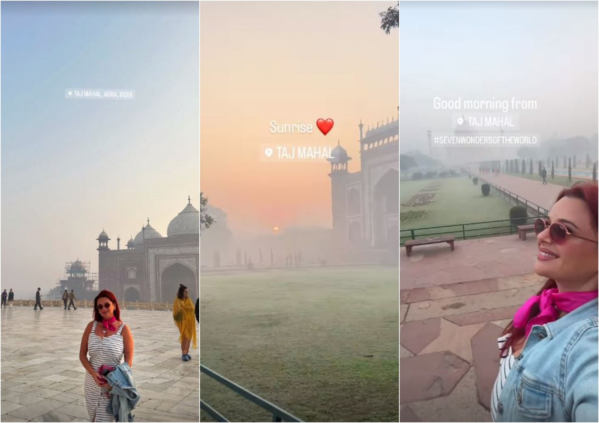 Ноне го посети едно од седумте светски чуда: Најубавото изгрејсонце е во Таџ Махал