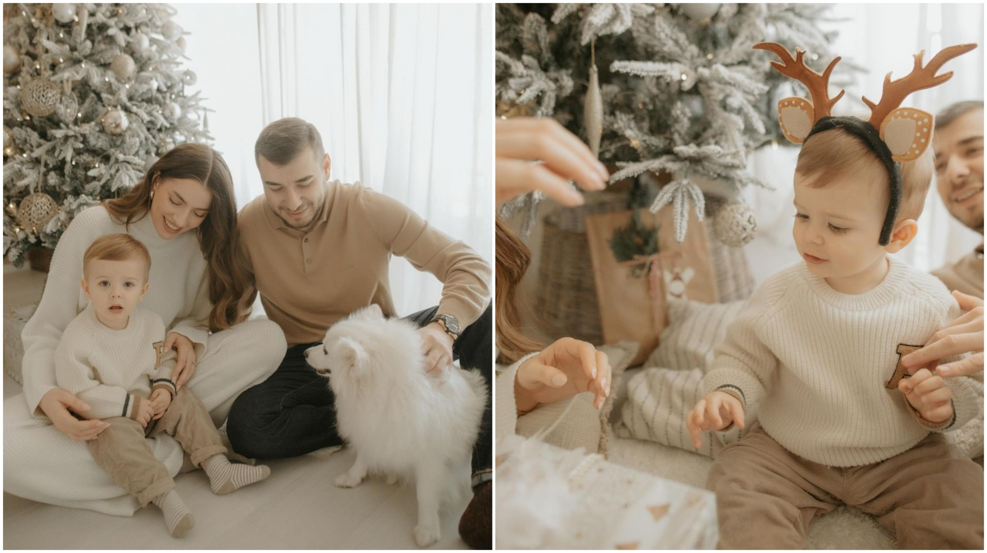 Како од бајка: Новогодишна семејна фотосесија на инфуенсерката Ангела Ѓоргиева