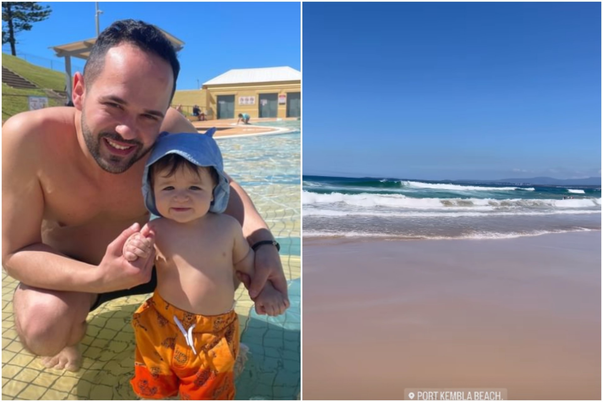Малиот Никола на прво далечно патување: Мими и Филип Нуне го однесоа синот со нив во Австралија