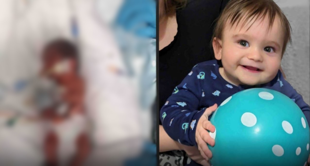 Мал херој: Момчето родено 3 месеци порано, го прослави својот прв роденден