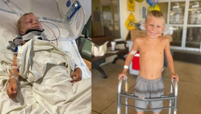 Шестгодишно момче доживеа страшна несреќа, беше прегазено од булдожер: Неговото закрепнување семејството го нарекува „чудо“