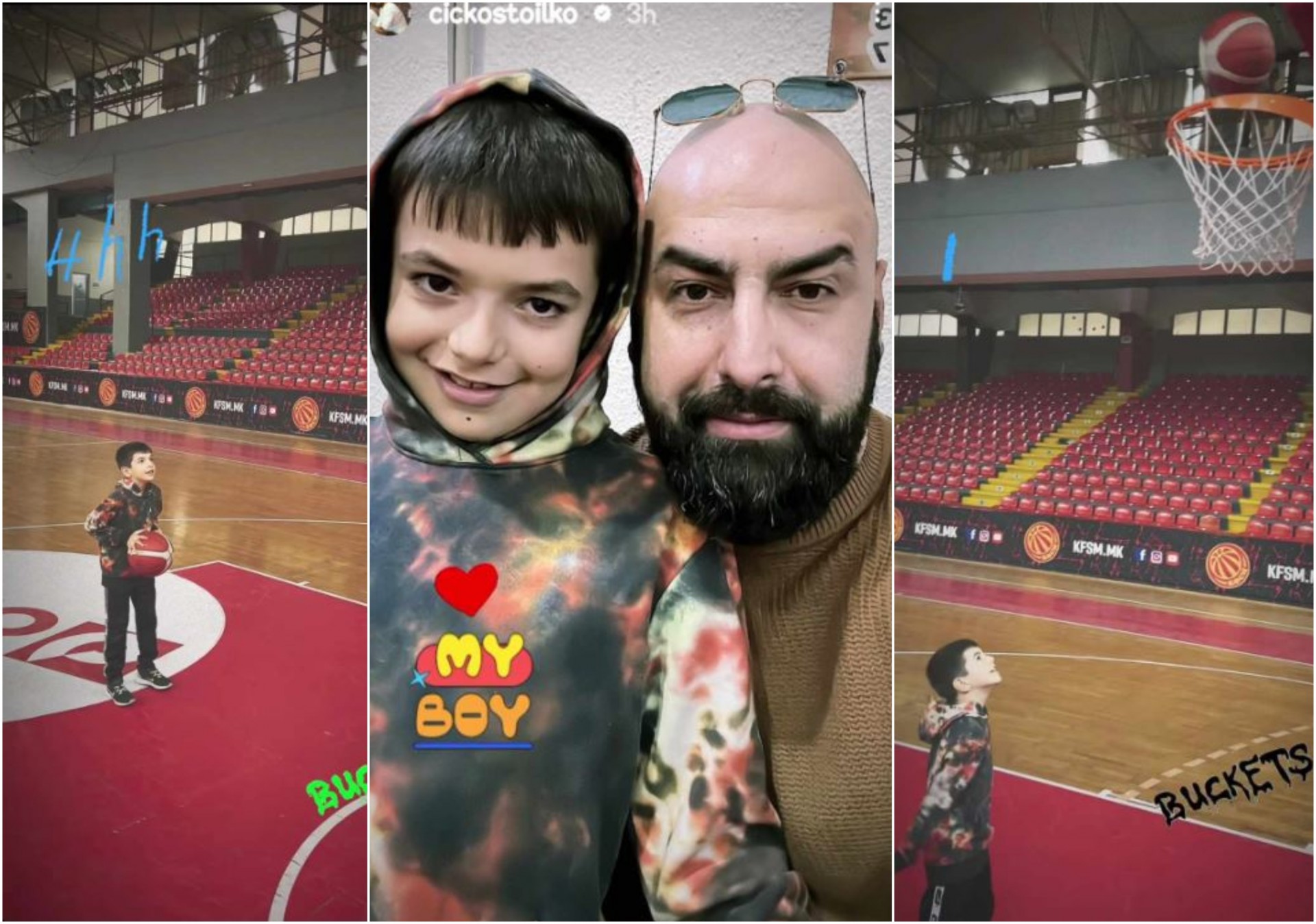 Малиот Петар кошаркарски ас: Најмалиот син на Перо Антиќ по стапките на тато