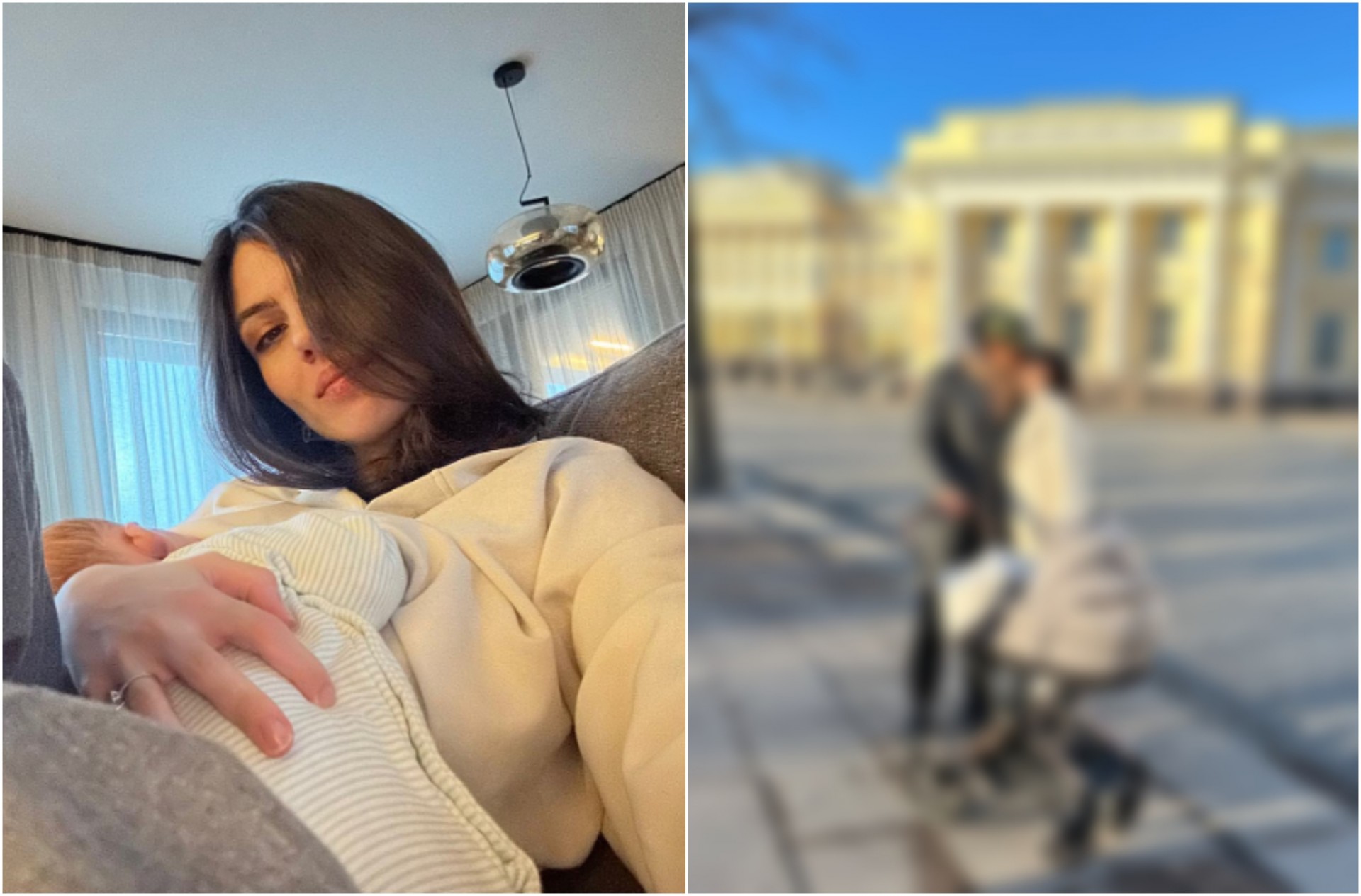 Романса, Санкт Петербург и најчиста љубов: Прекрасен момент на Милош Биковиќ и Ивана Малиќ со синчето во царскиот град